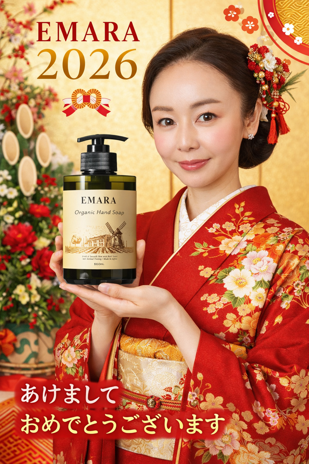 ハンドソープから始まる新年のご挨拶