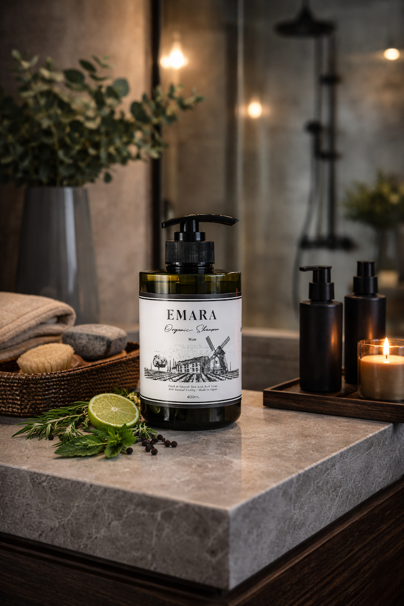 EMARA メンズシャンプーがもたらす、想像を超える“整う体験”