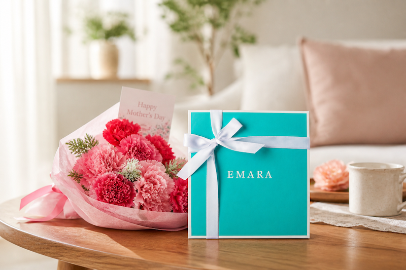 EMARAは母の日にふさわしいプレゼントです。